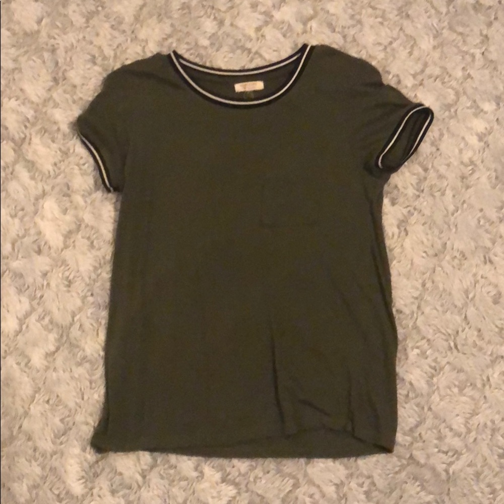 Army green tee